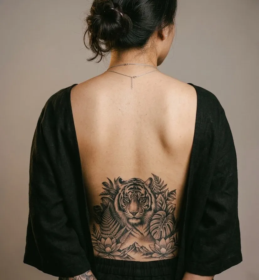 30+ Trending Designs Half Back Tattoos for Women